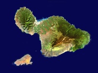 Landsat Image of Maui, Hawaii