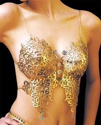 gold-bra