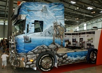 Painted Scania