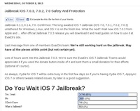 Jailbreak iOS 7.0.3, 7.0.2, 7.0 on the way