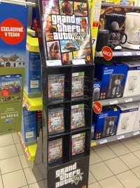 Grand Theft Auto Five in the stores