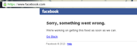 Facebook DOWN
