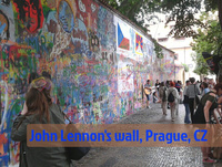 John Lennon's wall, Prague, CZ
