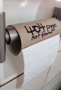 404 Toilet Paper Not Found