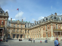 A view of the Versailles from the front