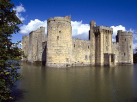 Bodiam Castle And Moat East Sussex, England