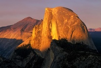 Sunlit Half Dome From Glacier Point