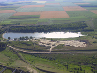 Aerial View of Galati - small pond on the north side
