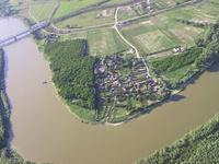 Aerial View of Galati  - Siret River 3