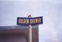 Golden Shower Street Sign