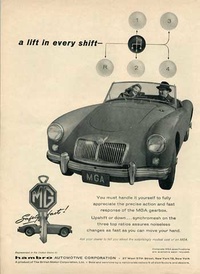 1958 - MG MGA - a lift in every shift