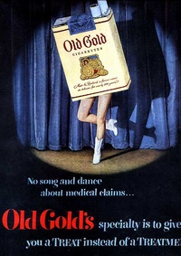 1950  - Old Gold - TREAT, not TREATMENT!