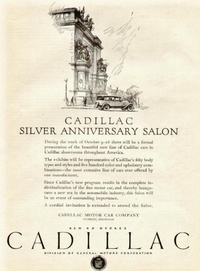 1926 - Cadillac Silver Anniversary Salon