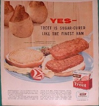1957 - Treet Luncheon Meat