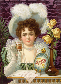 1890s - Hilda Clark - Drink Coca-Cola 5 cents