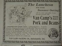1890 - Pabst Malt Extract Beer Van Camps Pork Beans Great Western Champagne Hires root beer