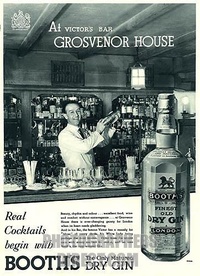 1934 - Booths Gin, Grosvenor House