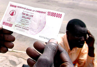Zimbabwe's Ten Million Dollars Bill