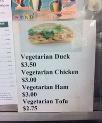 Vegetarian... MEAT?!