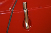 1938 Fiat 500 Topolino Convertible - beautiful door handle
