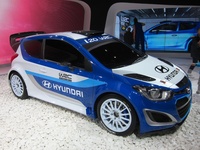 Hyundai I20 WRC - side view
