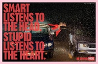 Diesel Be Stupid Campaign - Stupid listens to the heart