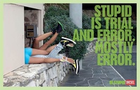 Diesel Be Stupid Campaign - Stupid is mostly trial error