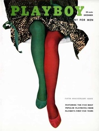 1958 - Playboy magazine cover of December