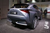 Lexus LF-NX - rear angle view