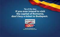 If you ever intend to visit Romania's Capital, do not buy a ticket to Budapest