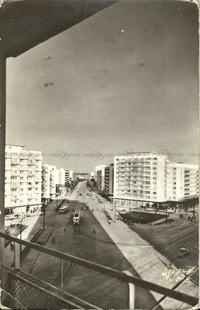 1968 - Vedere spre bulevardul 1 Mai si Calea Grivitei, Bucuresti, Romania