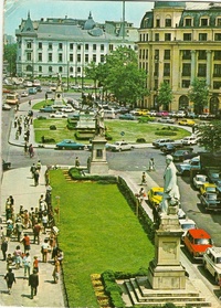1974 - Piata Universitatii, Bucuresti, Romania