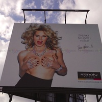 2014 - Klenoty - Hands Bra on billboard