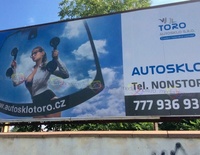 2015 - AutoskloToro - sexy lady holding an windshield