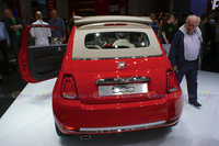2016 Fiat 500 Cabrio Red - Rear View