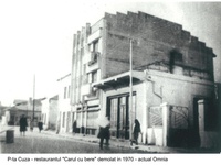 Ploiesti - Restaurantul Carul cu Bere demolat in 1970 - actual Omnia