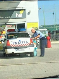 Police Stealing Gas...