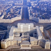 Aerial view - Palace of the Parliament (Casa Poporului)